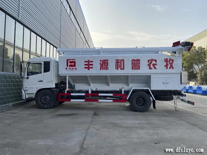 程力集團(tuán)東風(fēng)天龍散裝飼料運(yùn)輸車(chē)